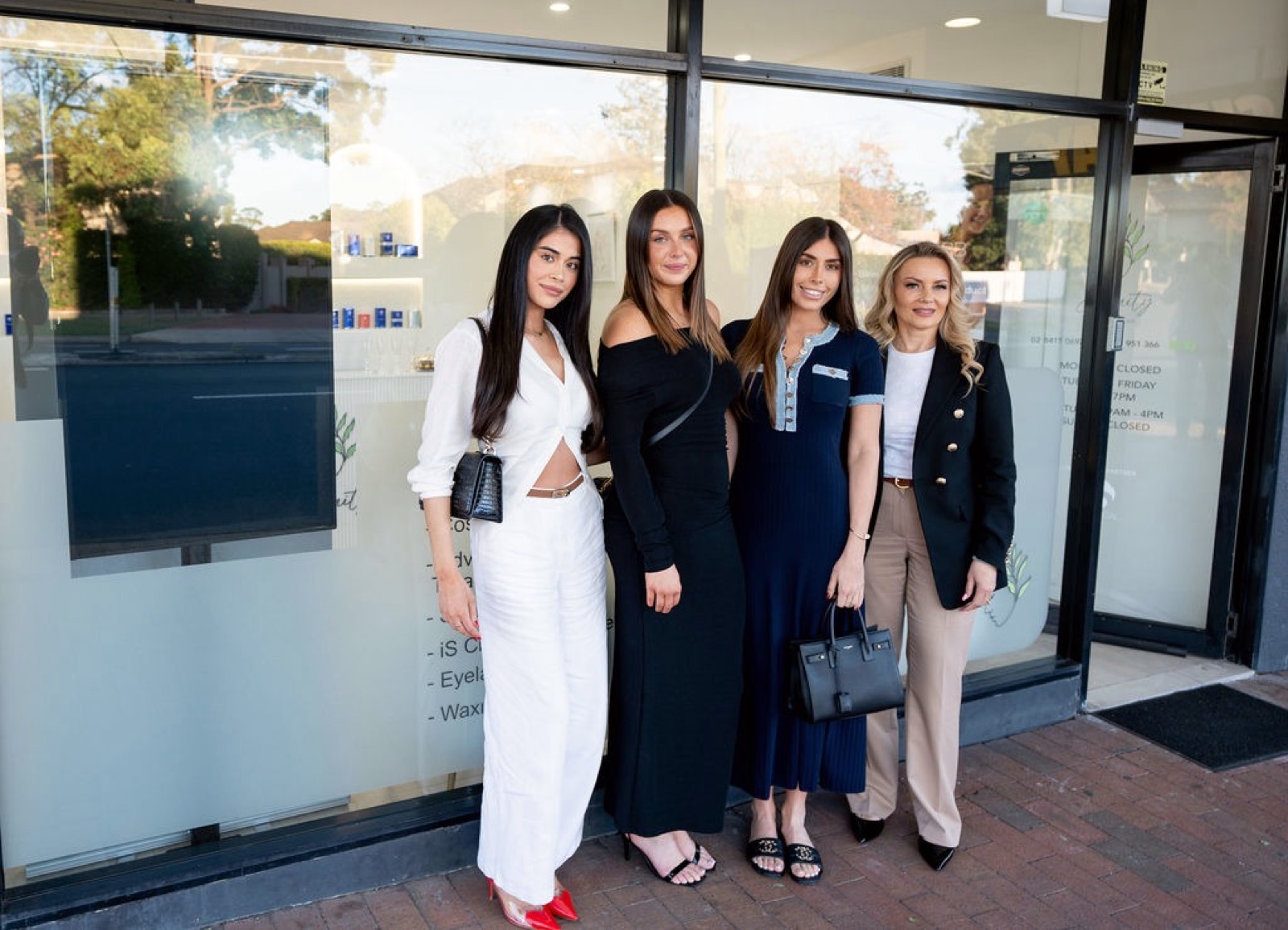 The Eternity Laser & Aesthetics team outside the clinic